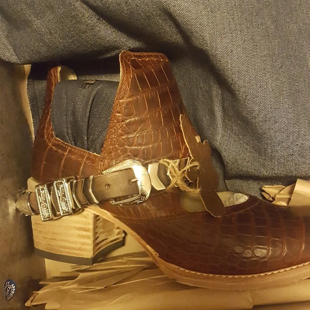 Freebird by Steven ‘Blade’ in Cognac Croc 7 NIB